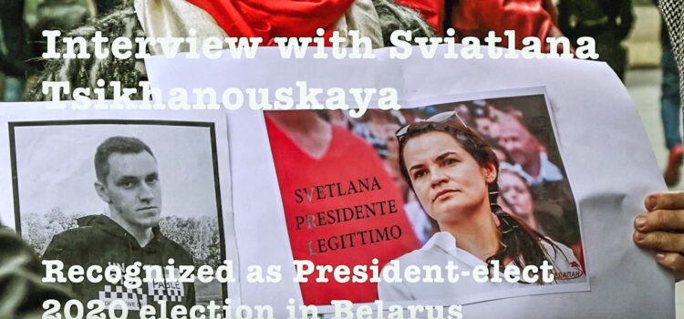 Bielorussia sta lottando, Intervista a Sviatlana Tsikhanouskaya